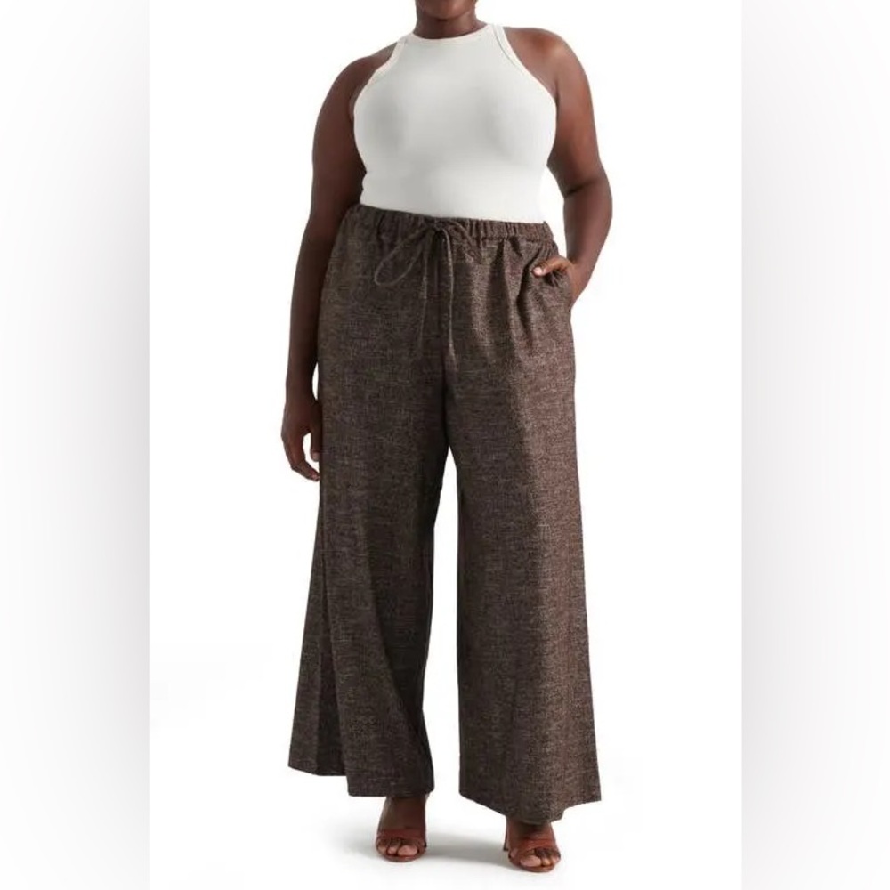 NWT PARI PASSU Wool Andy Pants -Coffee Women’s 16